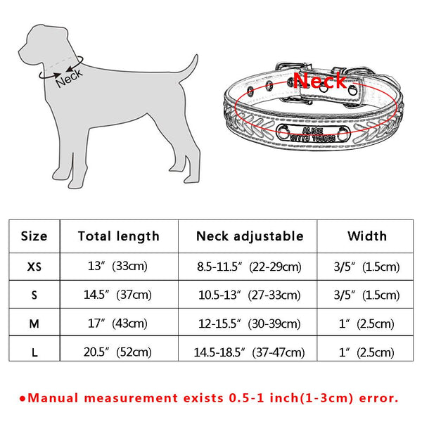 Personalized Engraved Dog Collar